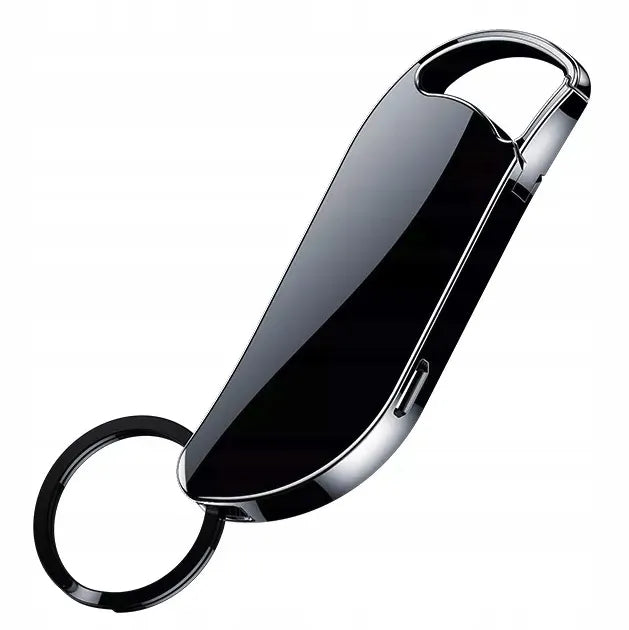 Mini skaitmeninis šnipinėjimo diktofonas 64GB USB atmintinė su raktų pakabuku ir spaustuku