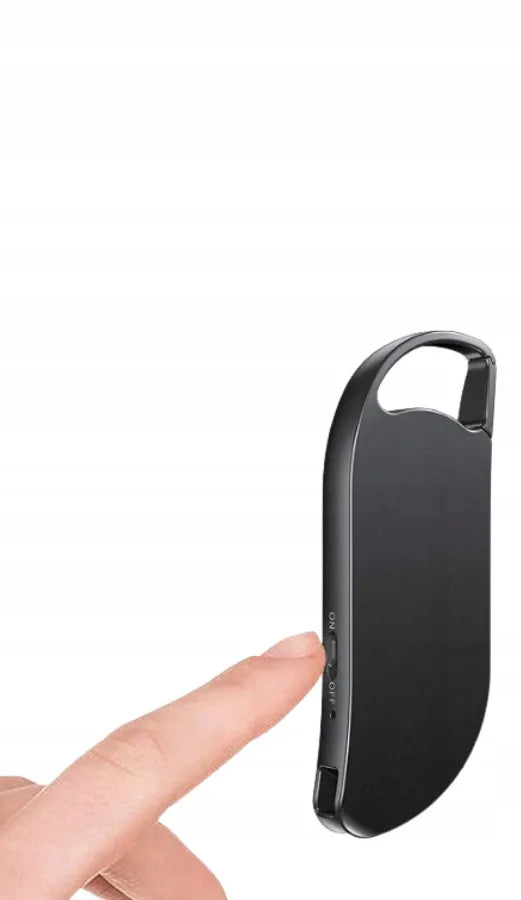 Mini skaitmeninis šnipinėjimo diktofonas 64GB USB atmintinė su raktų pakabuku ir spaustuku