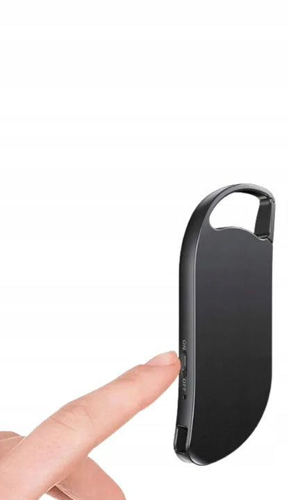 Mini skaitmeninis šnipinėjimo diktofonas 64GB USB atmintinė su raktų pakabuku ir spaustuku