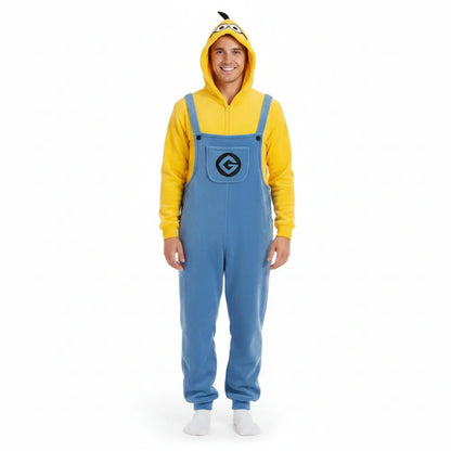 Miniono stiliaus „onesie“ kigurumi pižama, kostiumas, S dydis, 145–155 cm
