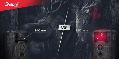 Miškinė kamera „Delphi HC-800A“ 24 Mpx Full HD, nematomi IR 940nm spinduliai