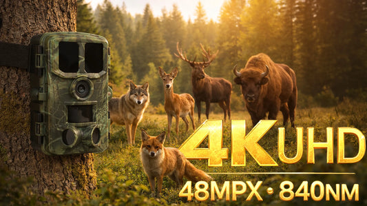 Miškinė vaizdo kamera BLOW KM400, 4K, 48MP, vandeniui atspari