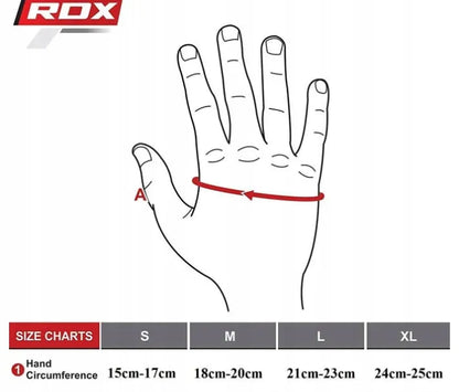MMA pirštinės RDX Noir Black L