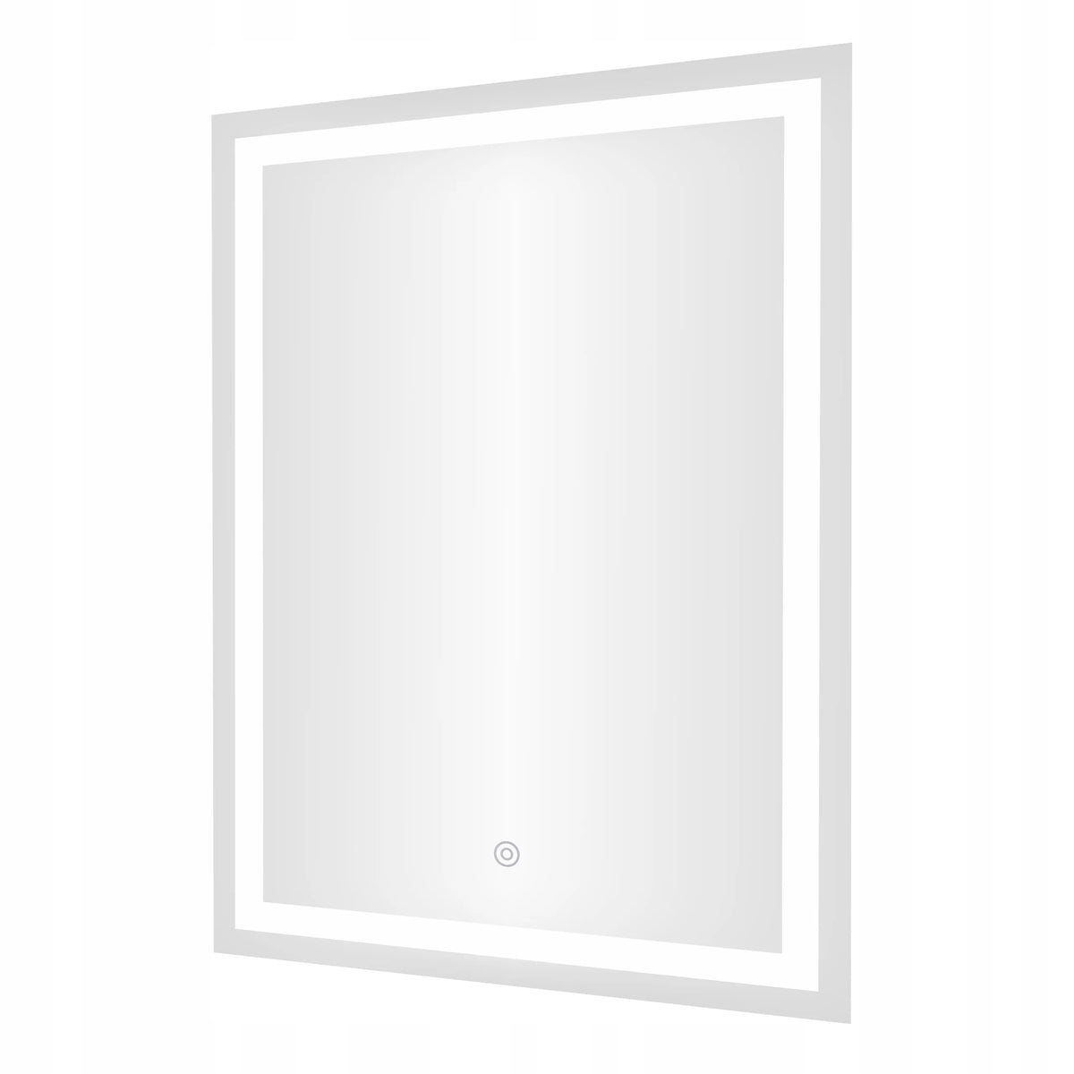 ModernHome LED vonios veidrodis, 50 × 70 cm, 3 šviesos spalvos