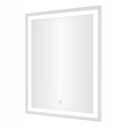ModernHome LED vonios veidrodis, 50 × 70 cm, 3 šviesos spalvos