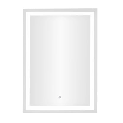 ModernHome LED vonios veidrodis, 50 × 70 cm, 3 šviesos spalvos