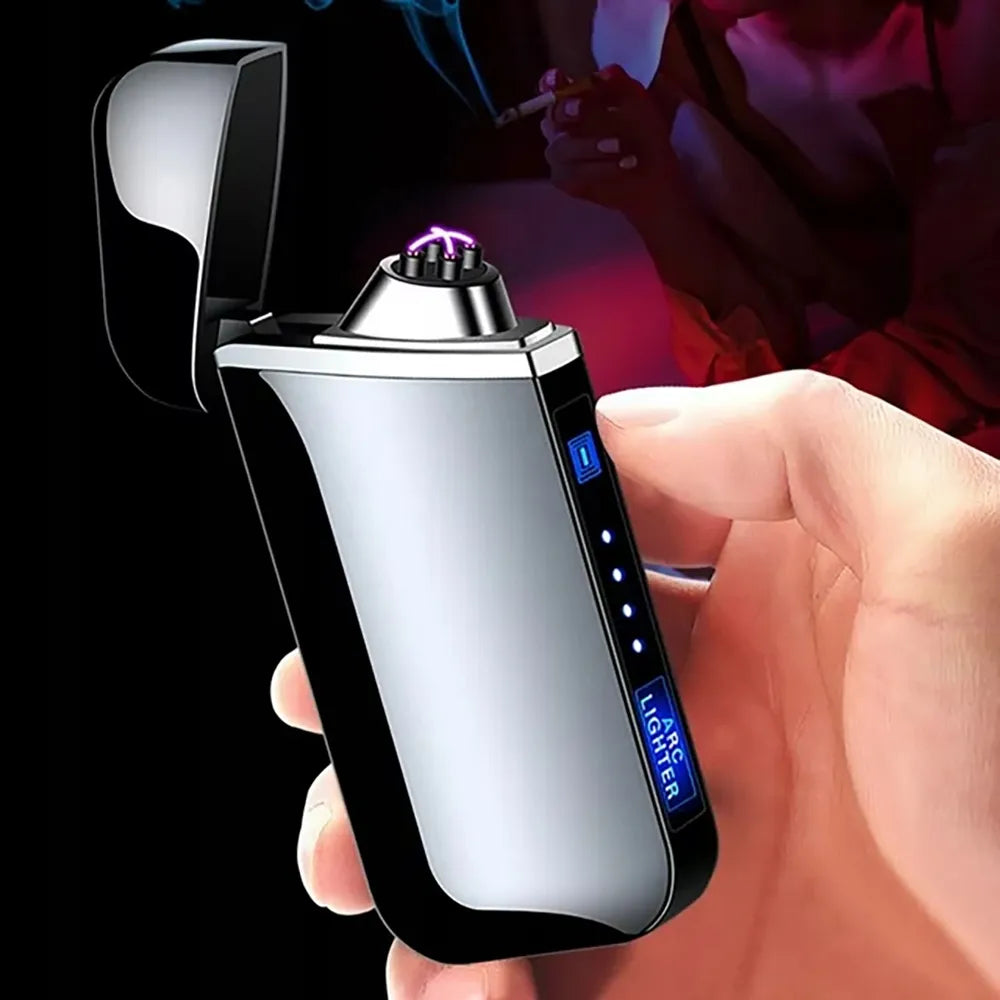Modernus jutiklinis USB elektrinis plazminis lankinis žiebtuvėlis