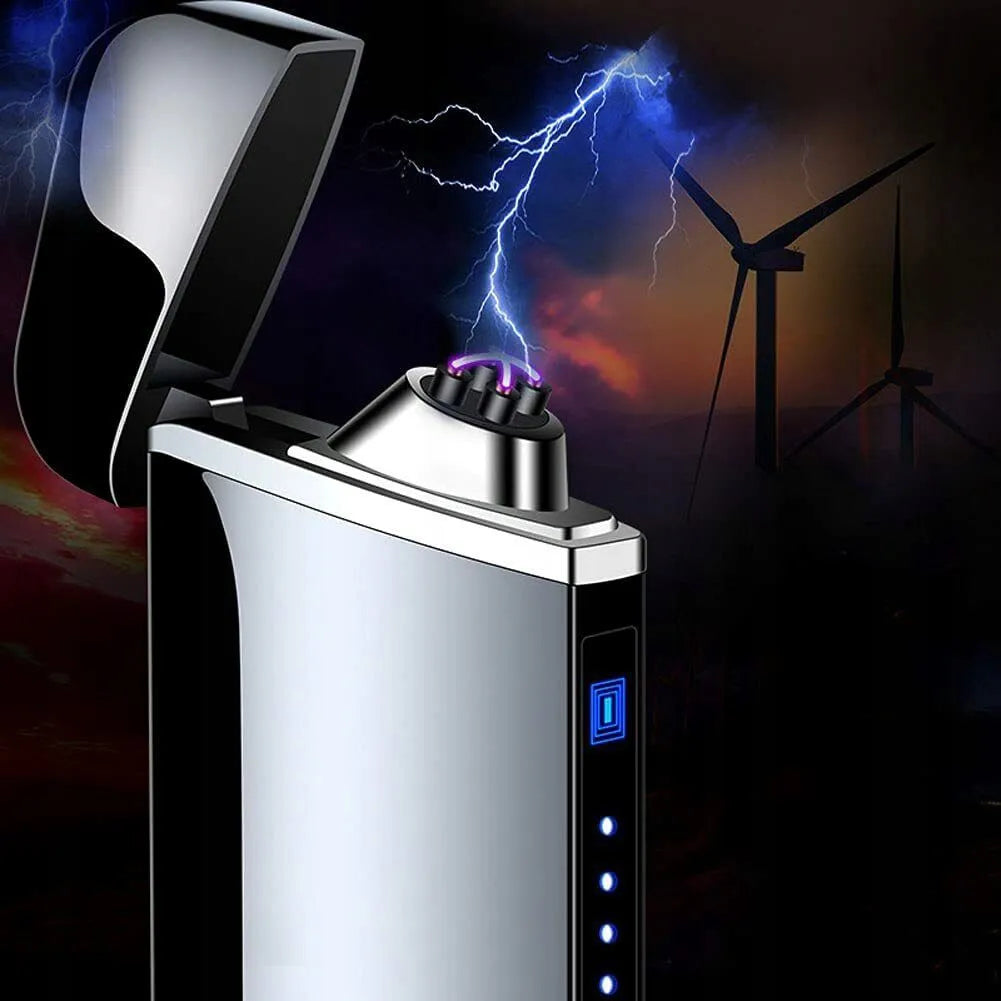 Modernus jutiklinis USB elektrinis plazminis lankinis žiebtuvėlis