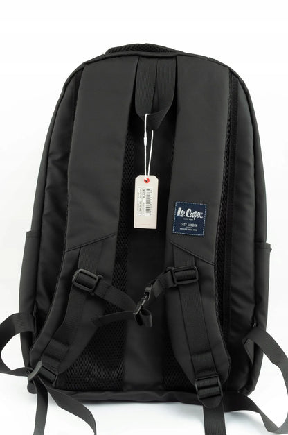 Mokyklinė kuprinė Lee Cooper sportinė juoda klasikinė miesto 22L
