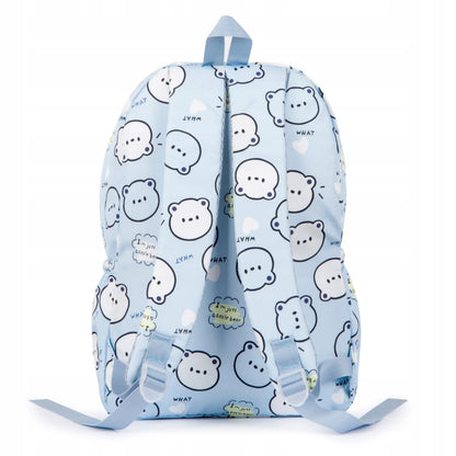 Mokyklinė kuprinė Teddy Bear RINKINYS Penalas + Krepšelis 1-3 klasėms