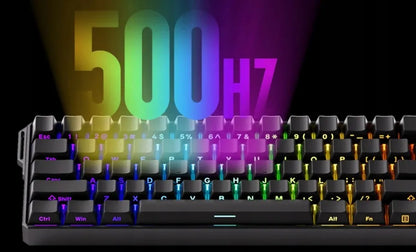 MonsGeek FUN68 HE – greita, kompaktiška 65 % RGB žaidimų klaviatūra su „Rapid Trigger“