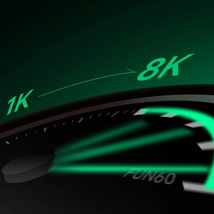 MonsGeek FUN68 HE – greita, kompaktiška 65 % RGB žaidimų klaviatūra su „Rapid Trigger“