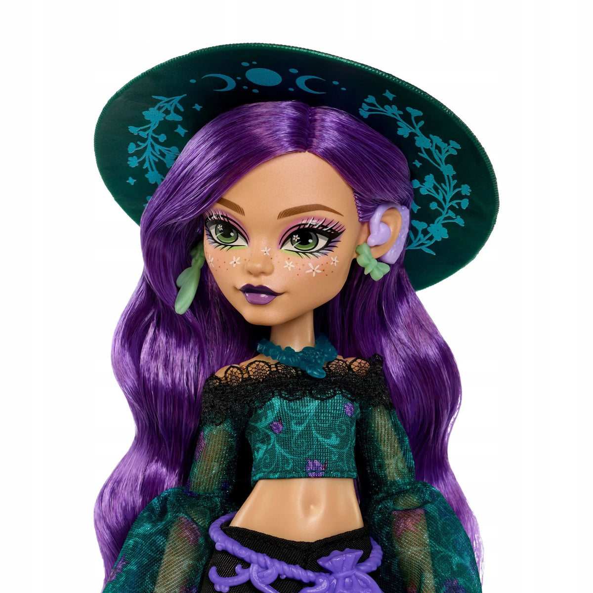 „Monster High Moonspell Magic“ lėlė Willow Thorne – gamtos ragana su aksesuarais