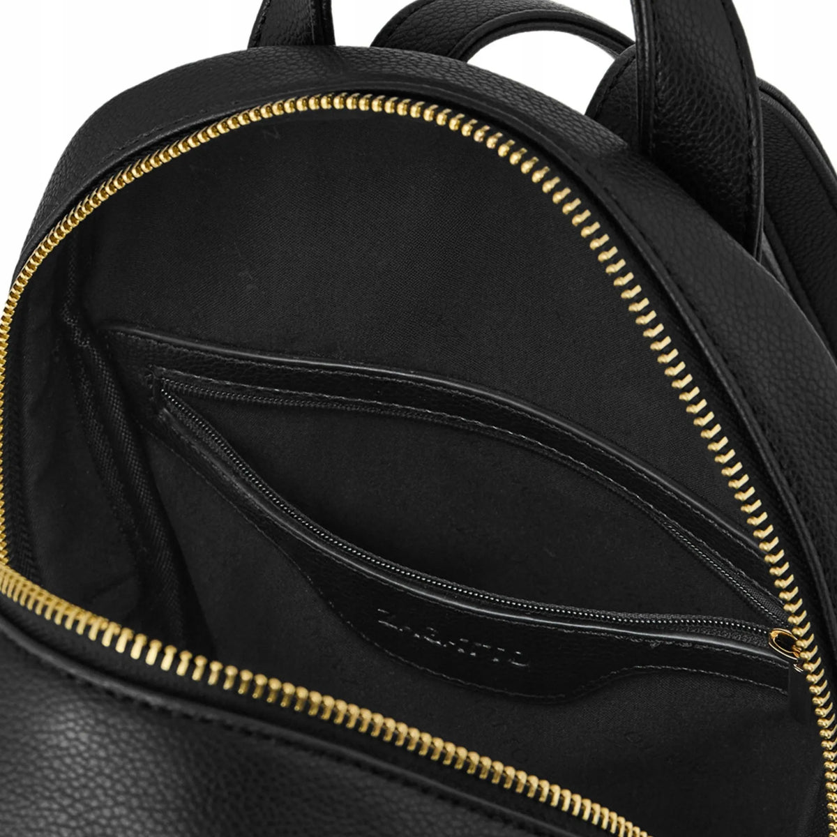 Moteriška miesto kuprinė „Zagatto“ ZG979, juoda, iš dirbtinės odos