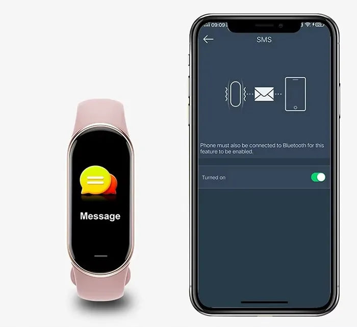 Moteriškas laikrodis / MK-Tech / SMARTWATCH / žingsniamatis / širdies ritmo monitorius