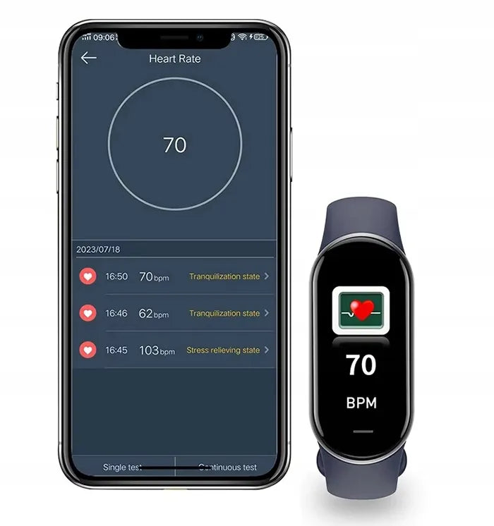 Moteriškas laikrodis / MK-Tech / SMARTWATCH / žingsniamatis / širdies ritmo monitorius