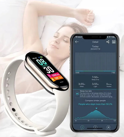 Moteriškas laikrodis / MK-Tech / SMARTWATCH / žingsniamatis / širdies ritmo monitorius