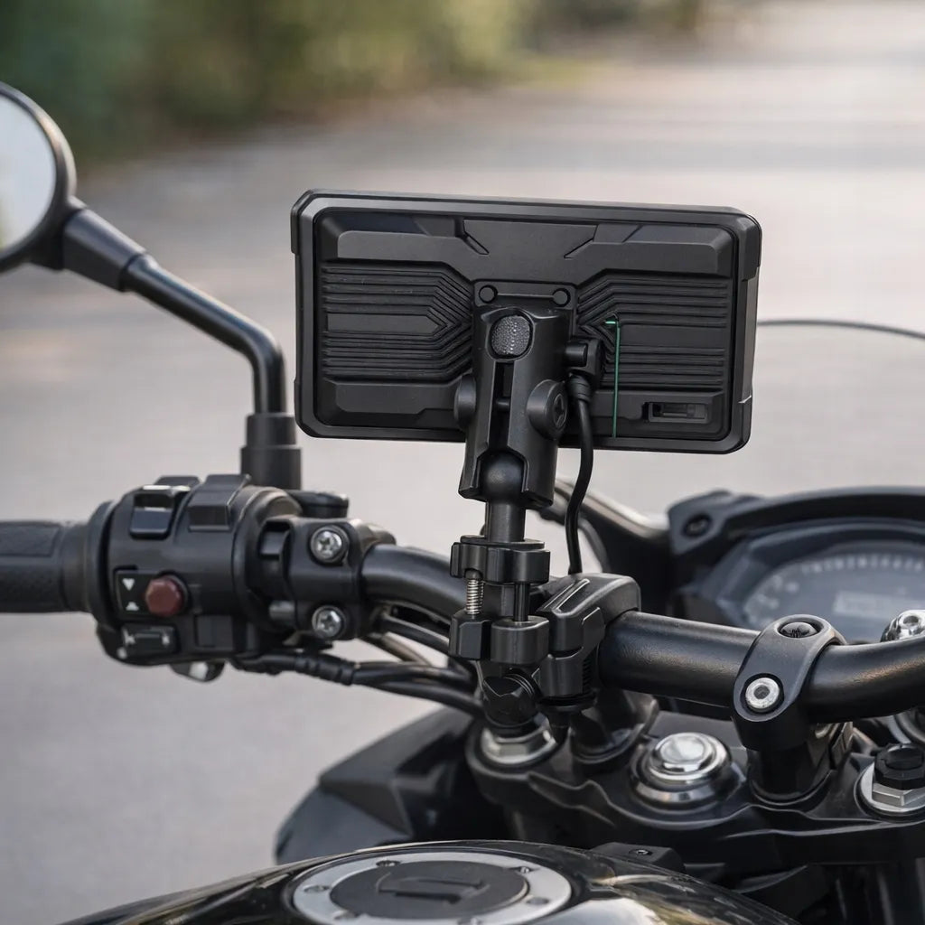 Motociklinė navigacija Android Auto / CarPlay 15,24 cm ekranas