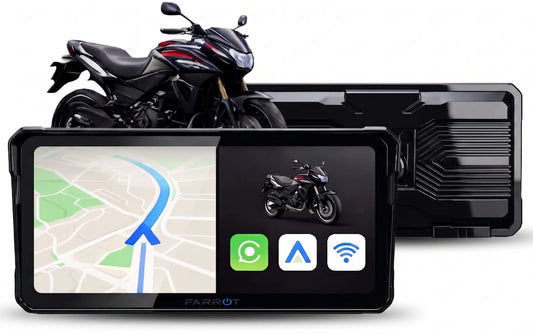 Motociklinė navigacija Android Auto / CarPlay 15,24 cm ekranas