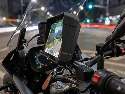 Motociklinė navigacija Android Auto / CarPlay 15,24 cm ekranas