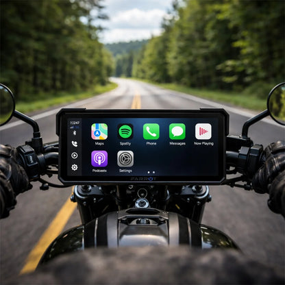 Motociklo GPS navigacija Android Auto / CarPlay 8.1 (2GB RAM)