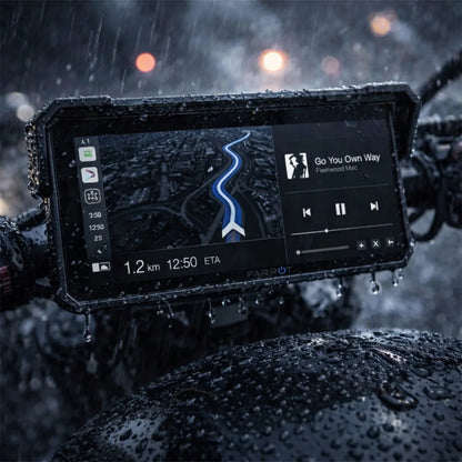 Motociklo GPS navigacija Android Auto / CarPlay 8.1 (2GB RAM)