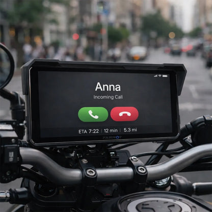 Motociklo GPS navigacija Android Auto / CarPlay 8.1 (2GB RAM)