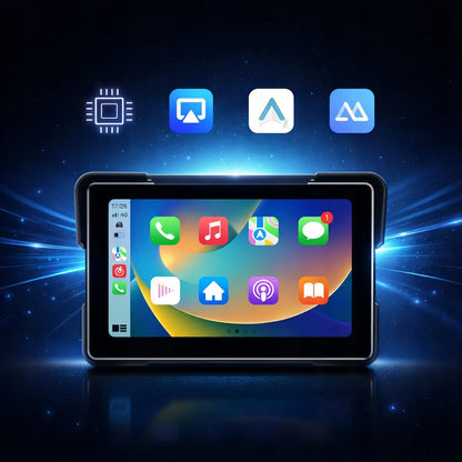 Motociklo navigacija FARROT (CarPlay, Android Auto)