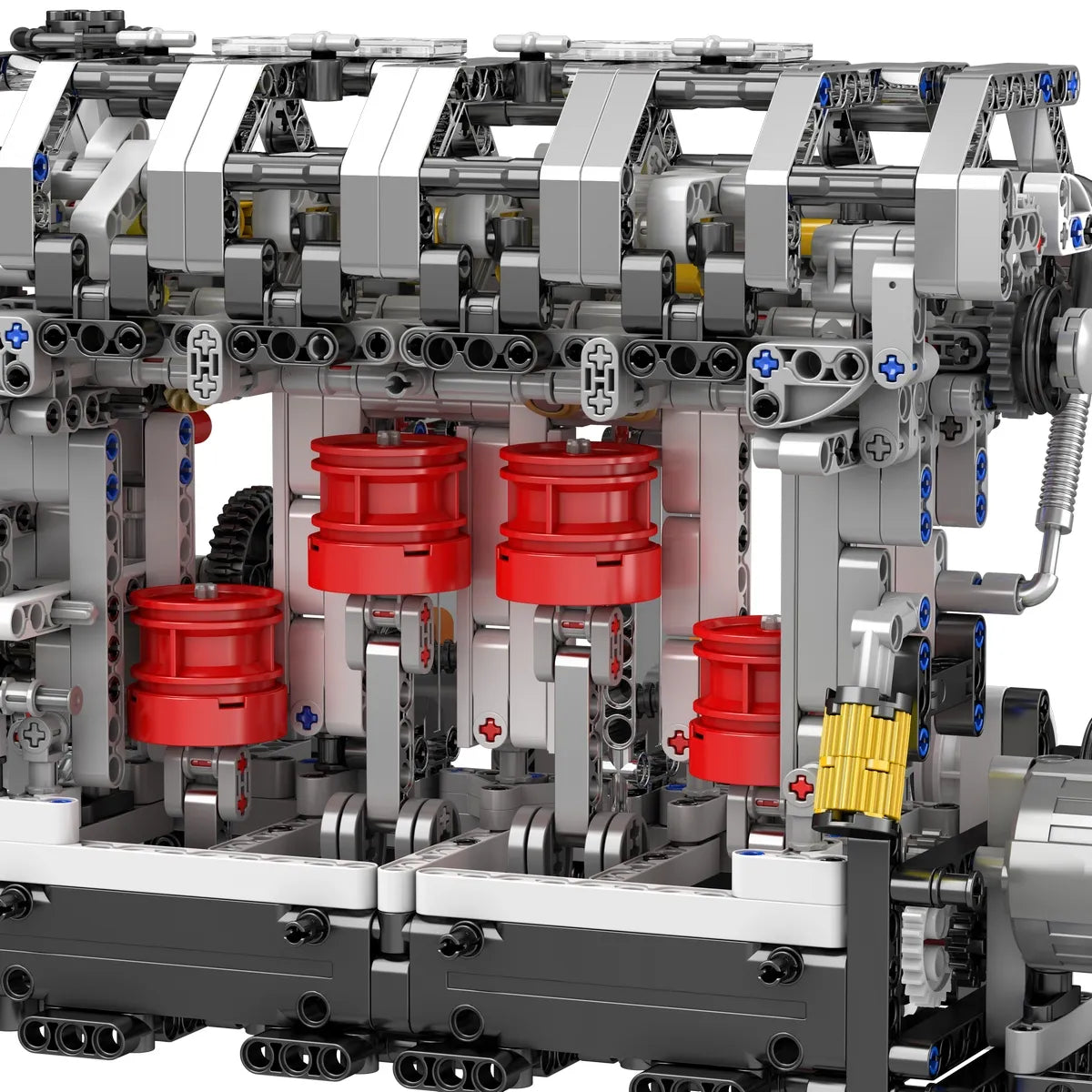 Mould King 10087 TECHNIC konstrukcinių kaladėlių rinkinys – eilinis 4 cilindrų variklis