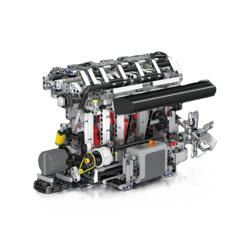 Mould King 10087 TECHNIC konstrukcinių kaladėlių rinkinys – eilinis 4 cilindrų variklis