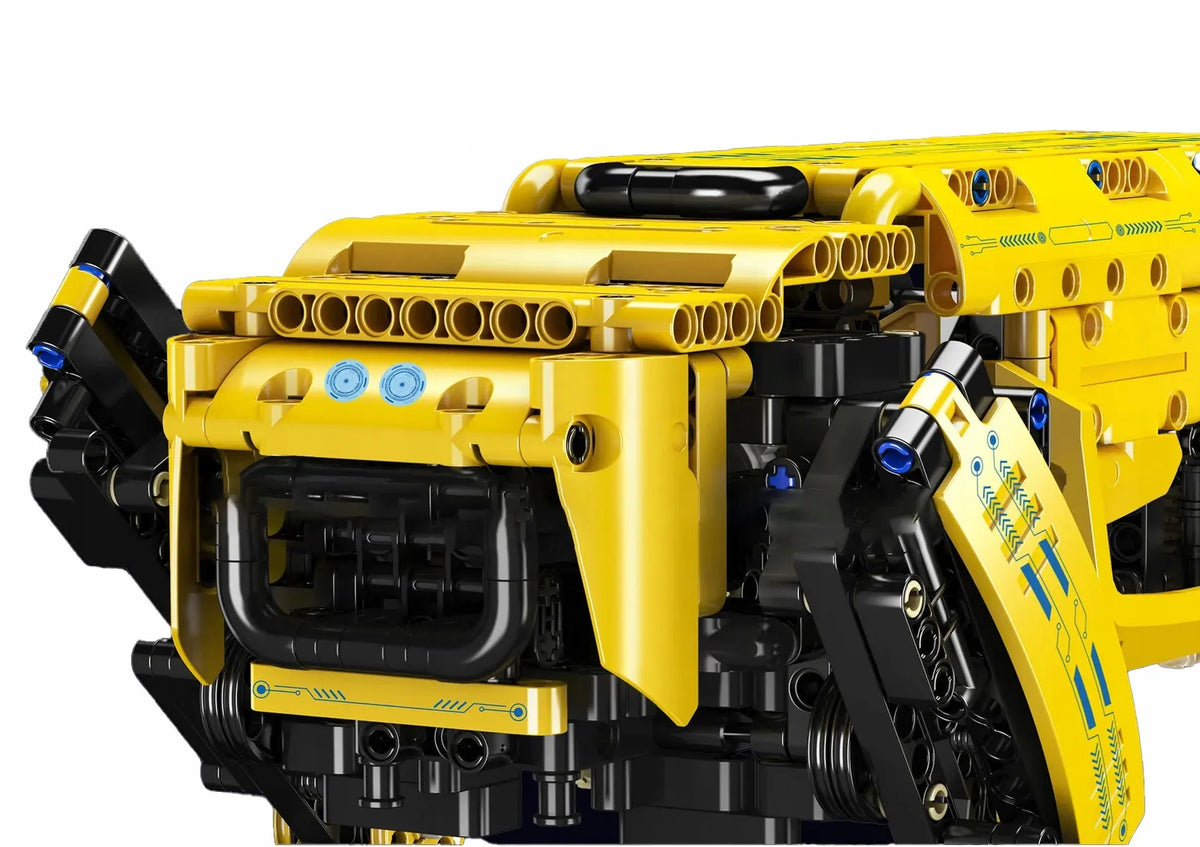Mould King 15075 RC roboto šuns konstruktorius su nuotoliniu valdymu, 921 detalė