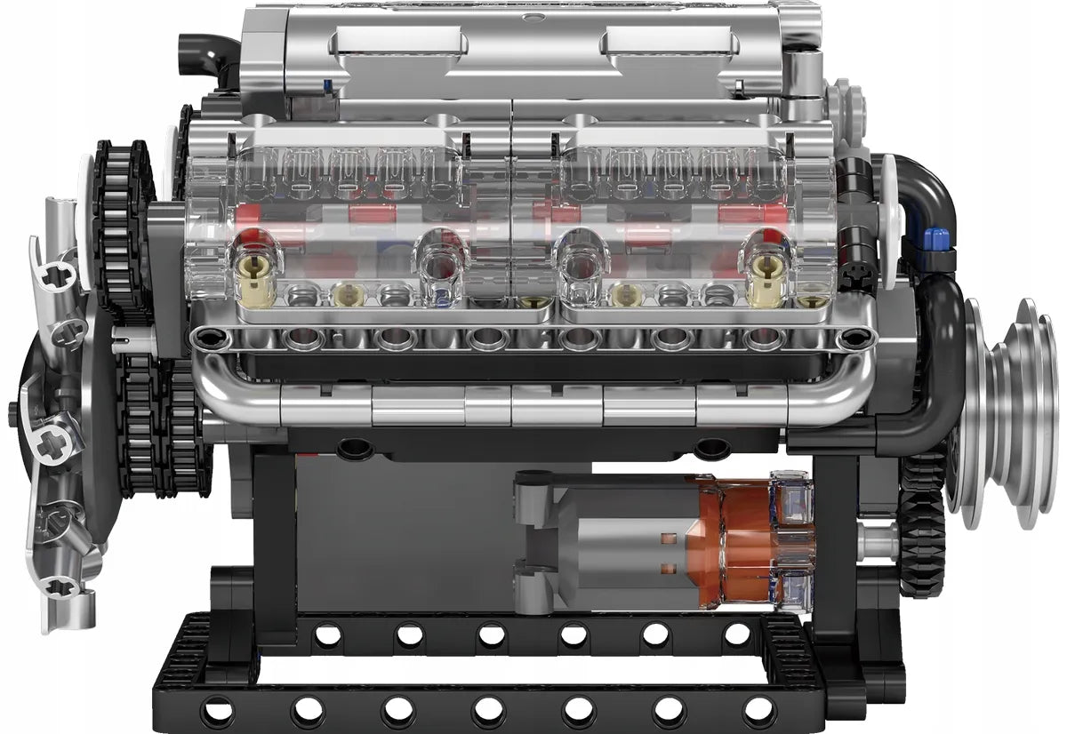 „Mould King“ V8 variklio konstruktorius, 552 detalės