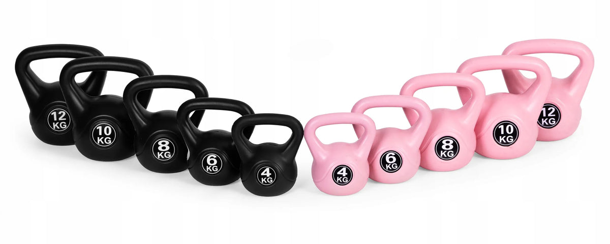 „MOVEPRO“ kettlebellas, 12 kg – vinilinis svarmuo treniruotėms