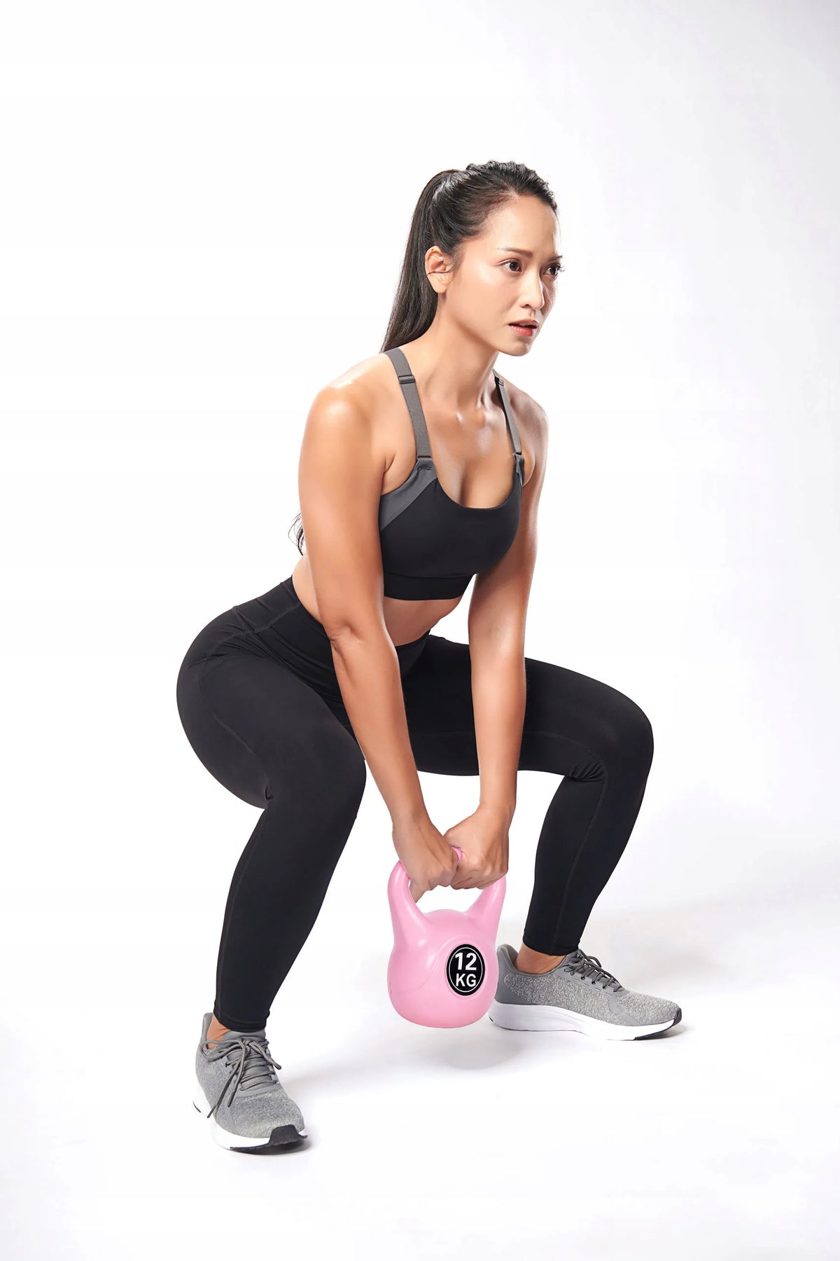 „MOVEPRO“ kettlebellas, 12 kg – vinilinis svarmuo treniruotėms