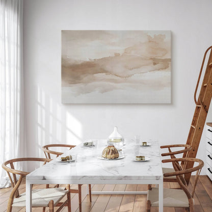 „Muralo“ abstraktus boho stiliaus smėlio spalvų paveikslas ant drobės, 120 × 80 cm