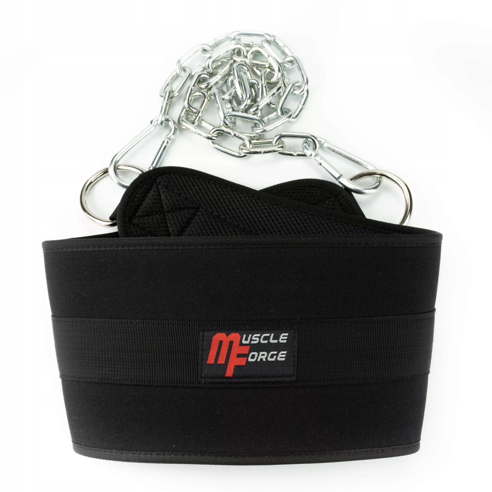 MuscleForge DIP BELT patvarus svorių diržas su grandine 240 kg