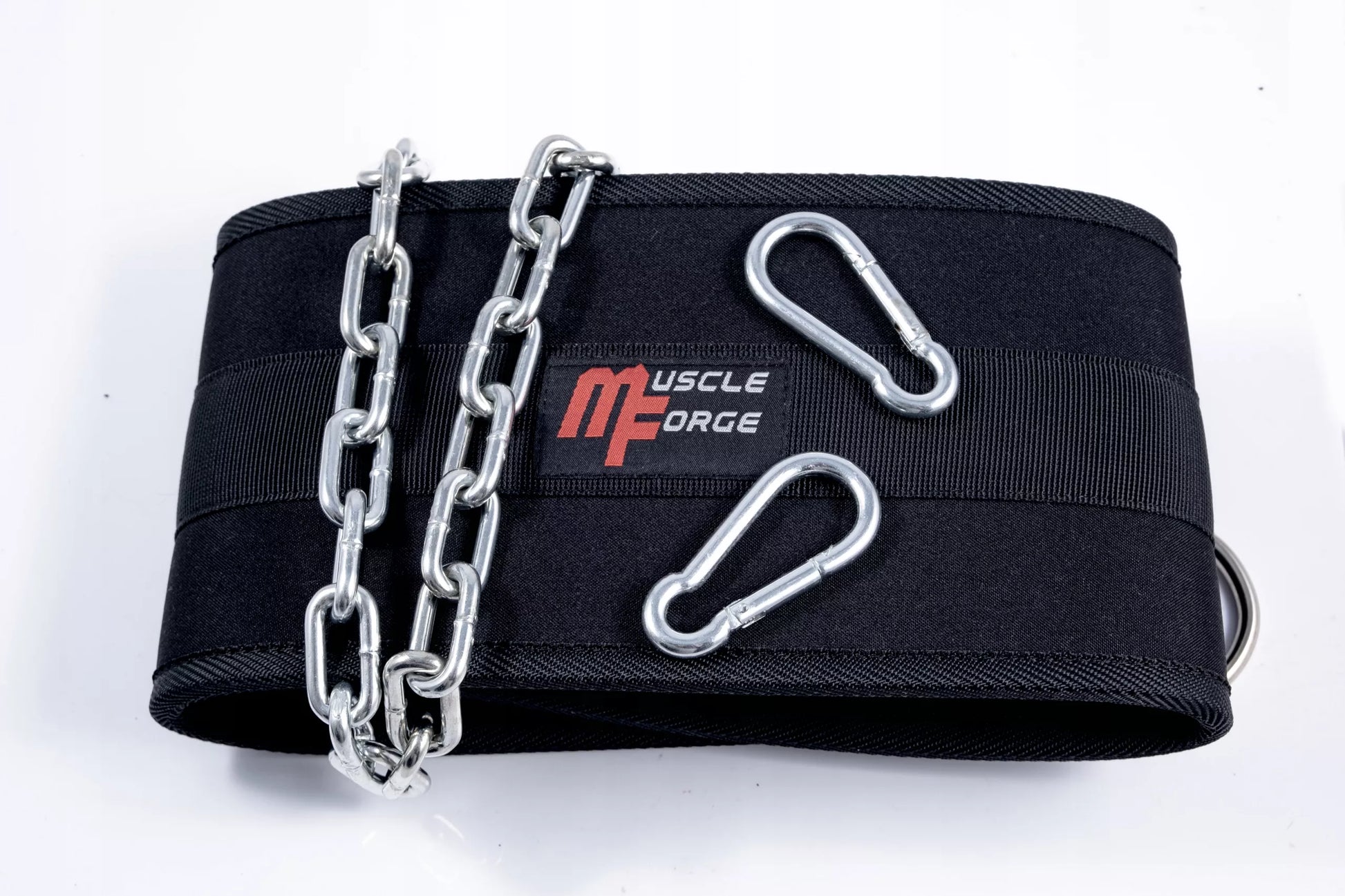MuscleForge DIP BELT patvarus svorių diržas su grandine 240 kg