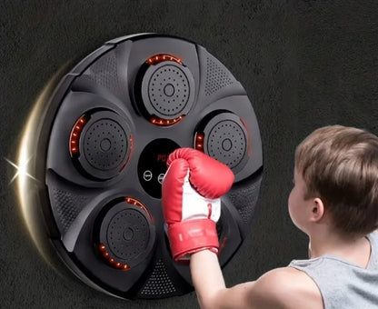 Music Boxing Machine muzikos bokso aparatas, sieninis bokso treniruoklis + pirštinės