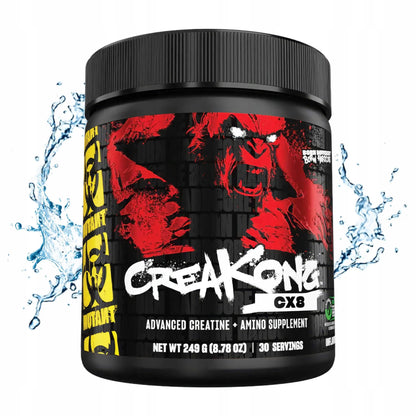 Mutant Creakong CX8 kreatino mišinys su BCAA, natūralaus skonio, 249 g