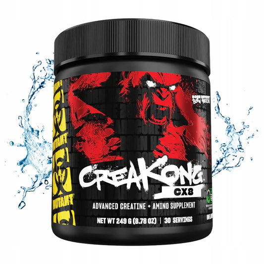 Mutant Creakong CX8 kreatino mišinys su BCAA, natūralaus skonio, 249 g