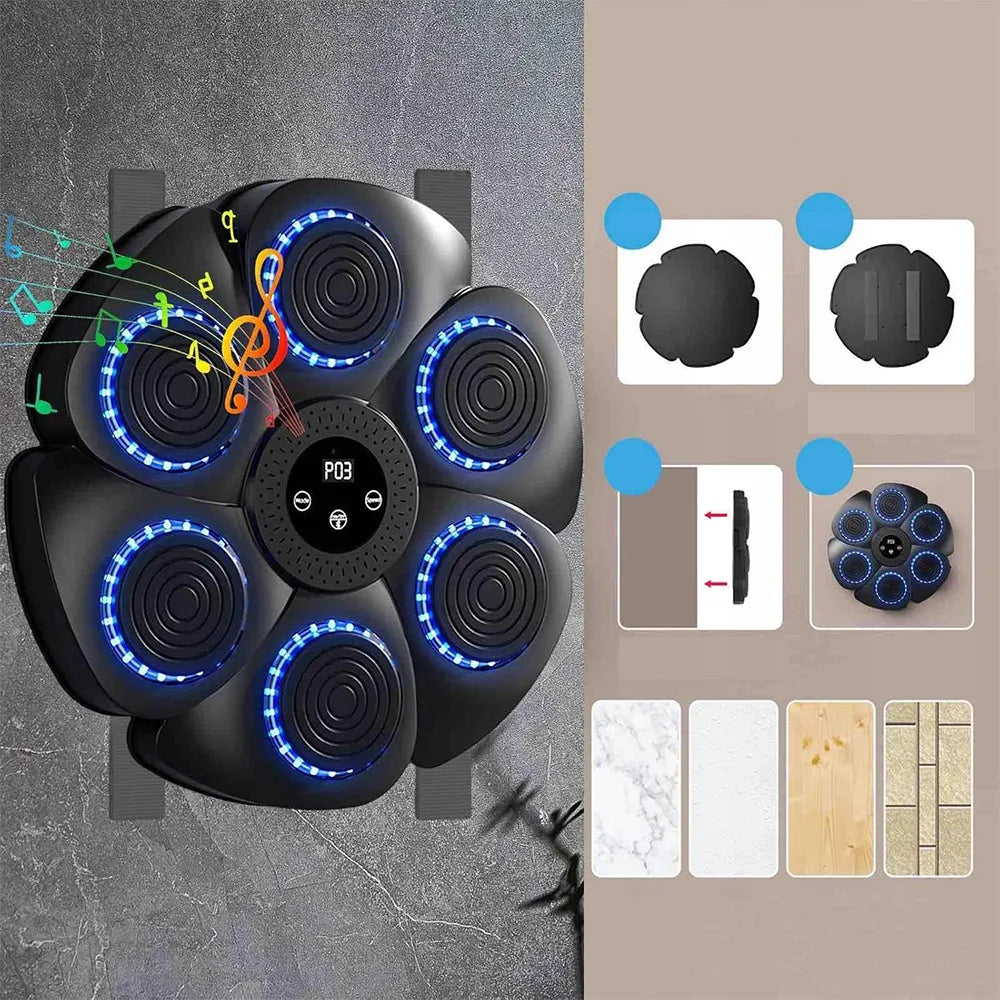 Muzikinis bokso treniruoklis Flare su „Bluetooth“ funkcija