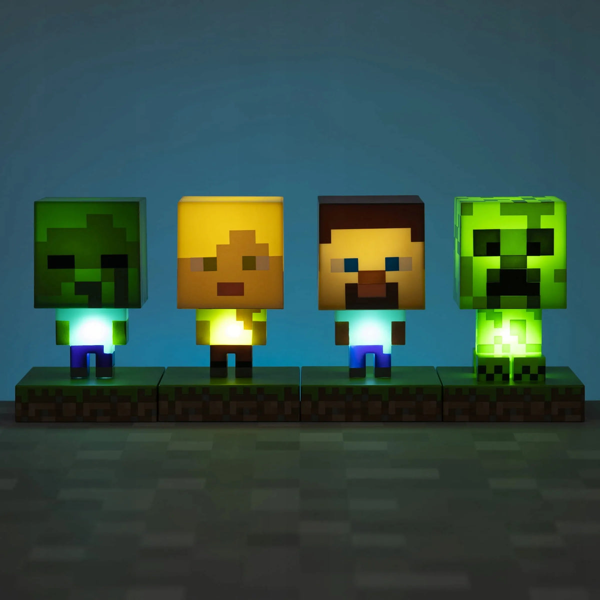 Naktinė lemputė Minecraft Creeper