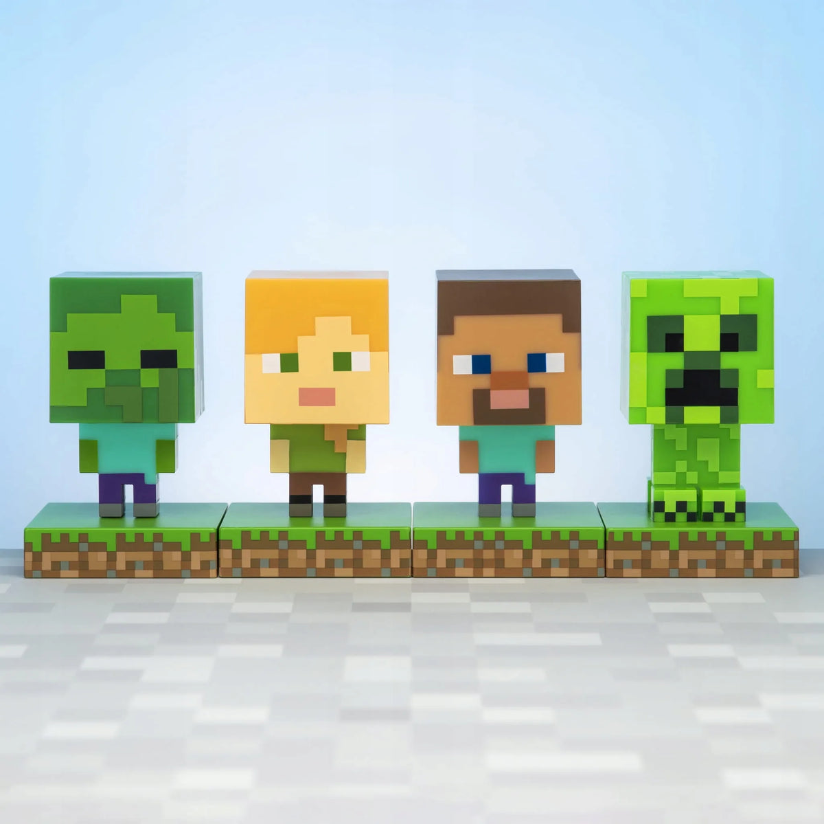 Naktinė lemputė Paladone Minecraft Creeper PP6593MCF žalia