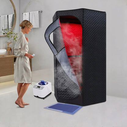Namų infraraudonųjų spindulių garinė pirtis 1350W 3L su skaitmeniniu nuotolinio valdymo pulteliu