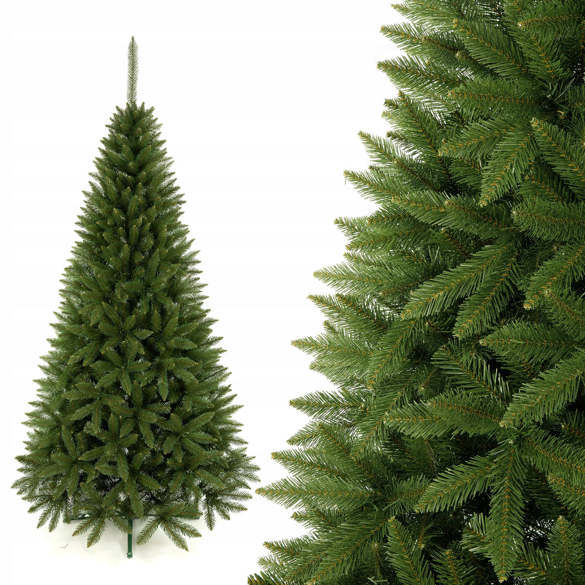 Natūrali dirbtinė KAUKAZO EGLĖ iš PVC, 250 cm + stovas