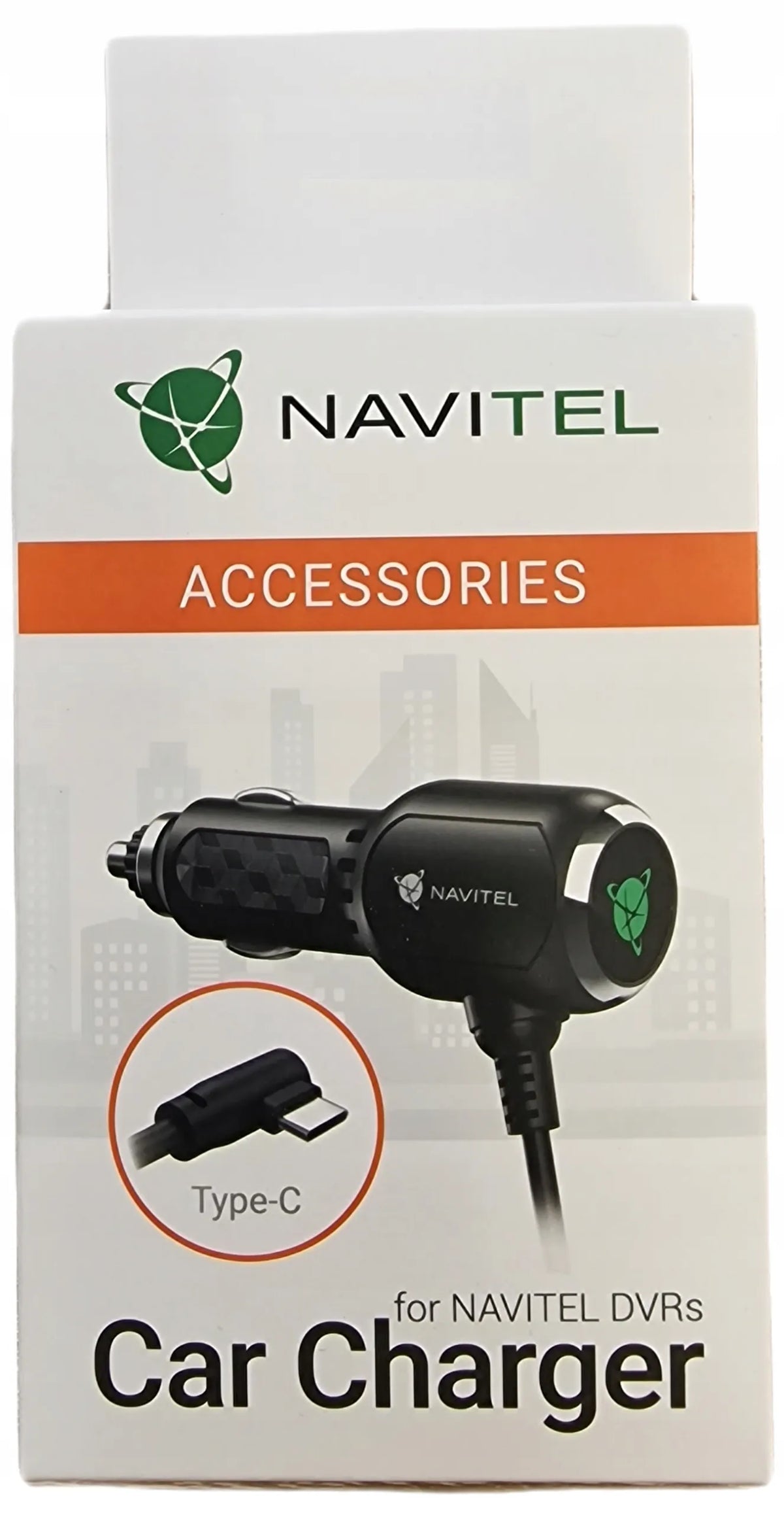 NAVITEL DVR Charger USB-C automobilinis įkroviklis