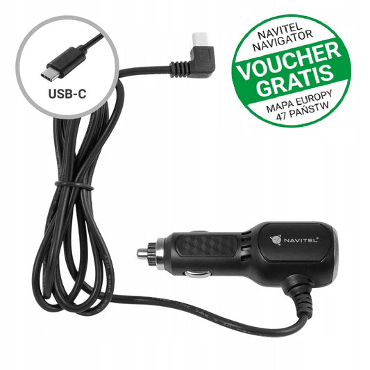 NAVITEL DVR Charger USB-C automobilinis įkroviklis