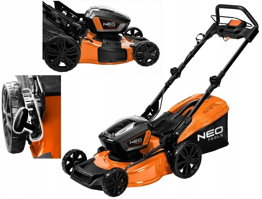 Neo Tools akumuliatorinė vejapjovė bešepetėlinė 36V 2X2AH