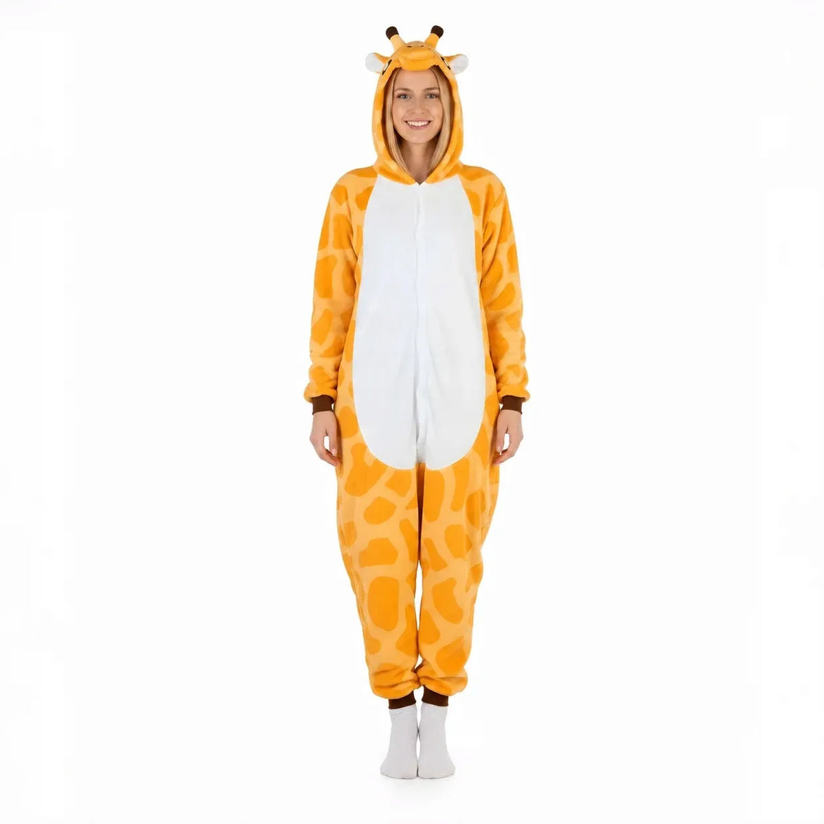 „nerd hunters“ žirafos kigurumi tipo pižama, XL, 175–185 cm