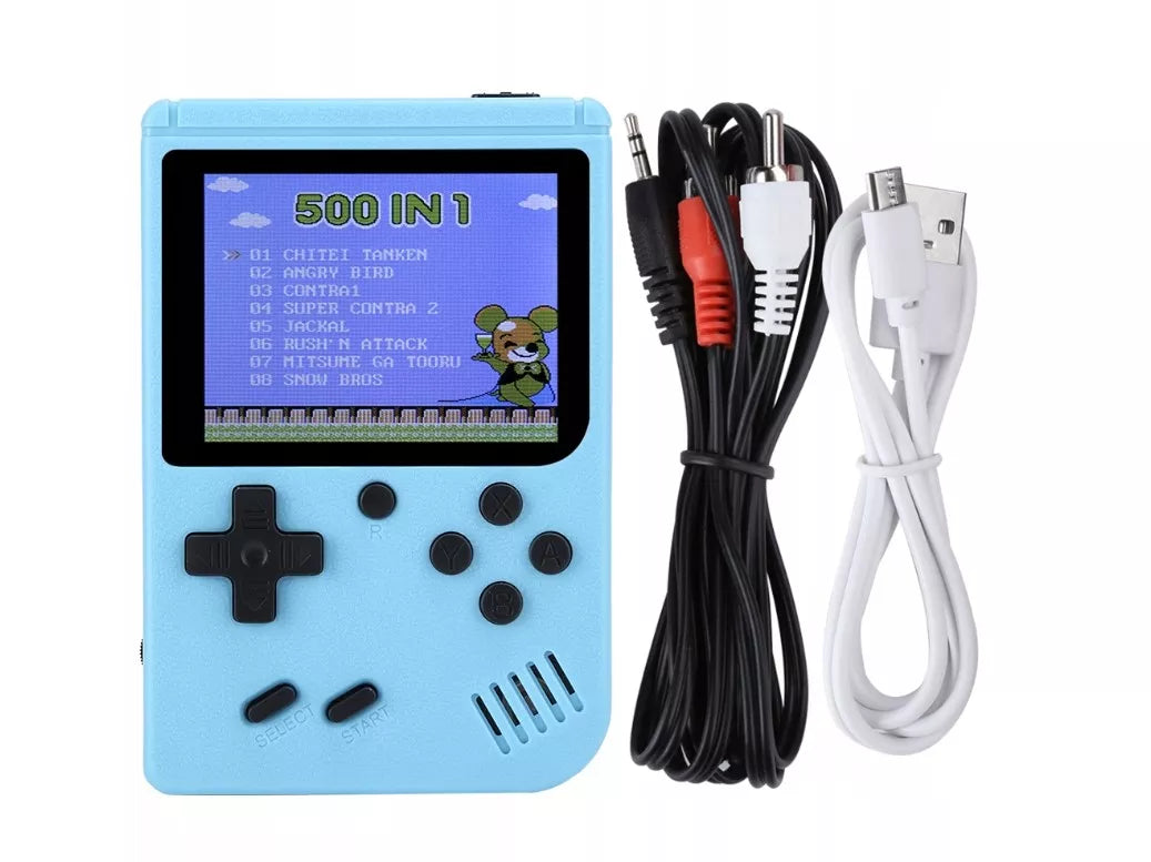 Nešiojama žaidimų konsolė JYSafora Game Boy su 500 žaidimų – puiki gimtadienio dovana